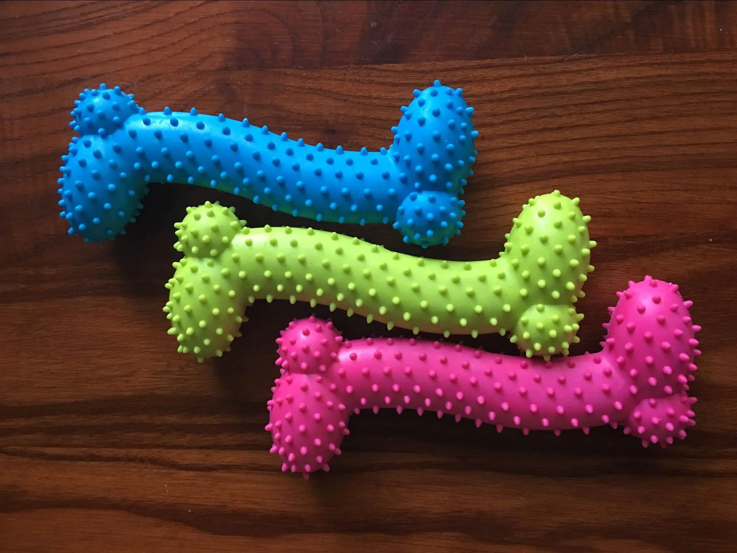 Durable Dog Chew Toy with Spikes for Teeth Care