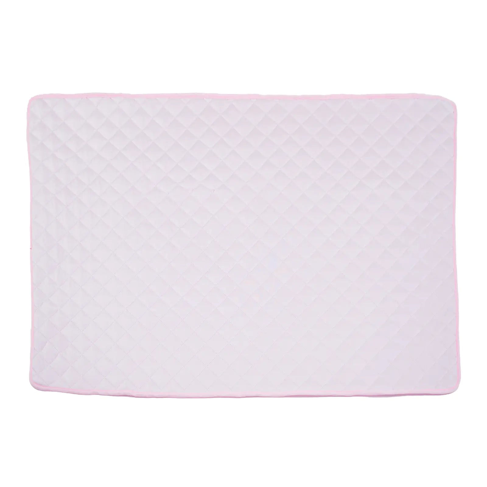 Gray non-toxic breathable pet cooling mat. lightweight and pressure-activated cooling design. A perfect dog chill spot.