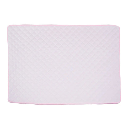 Gray non-toxic breathable pet cooling mat. lightweight and pressure-activated cooling design. A perfect pup chill spot.