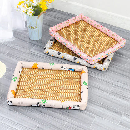 Decorative Pet Cooling Mat for Cats and Dogs