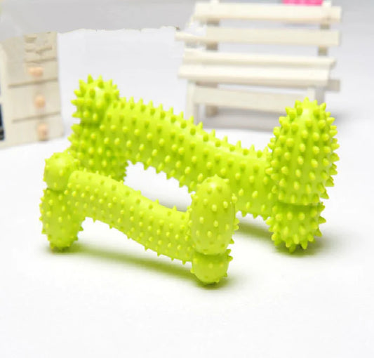 Durable Dog Chew Toy with Spikes for Teeth Care