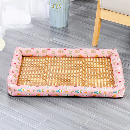 Decorative Pet Cooling Mat for Cats and Dogs